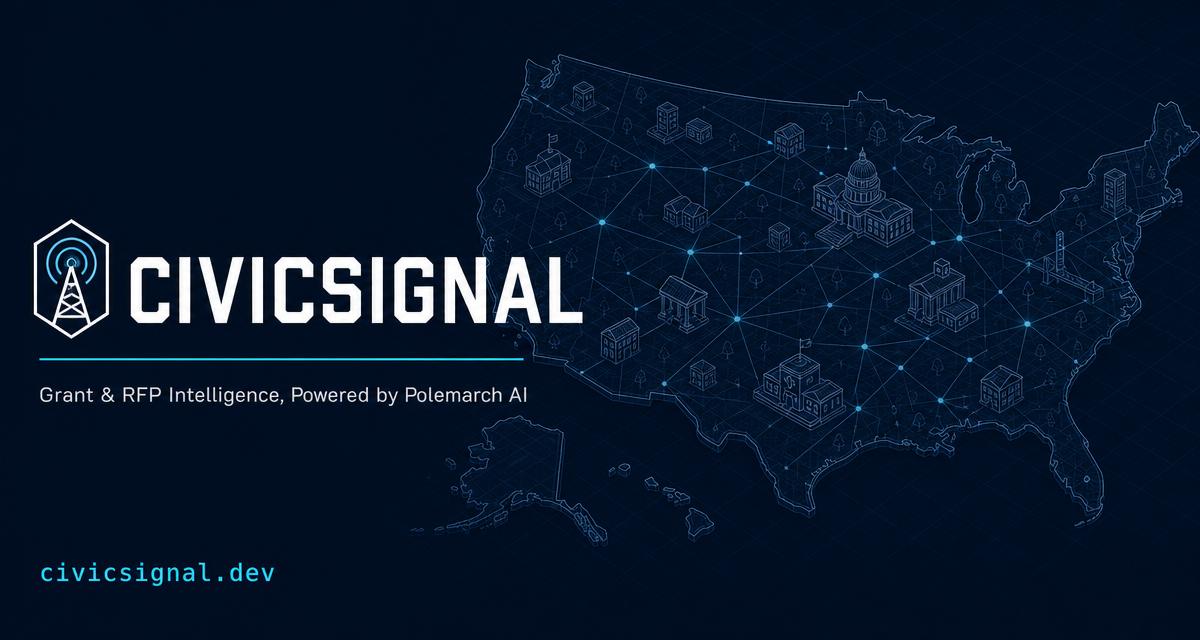 CivicSignal — nationwide grant and RFP coverage