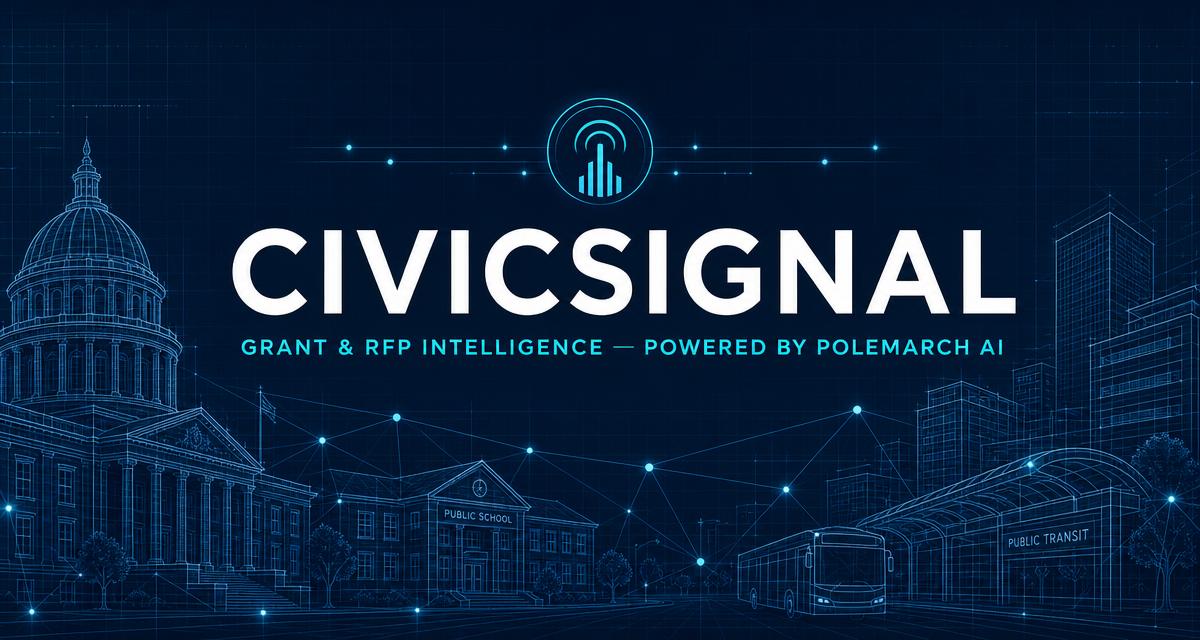 CivicSignal — Grant & RFP intelligence, powered by Polemarch AI