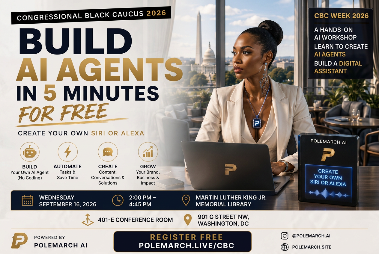 Build AI Agents in 5 Minutes for free — hands-on AI workshop flyer, CBC Week 2026