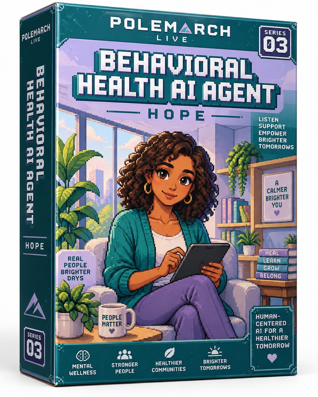 Behavioral Health AI Agent isometric system diagram