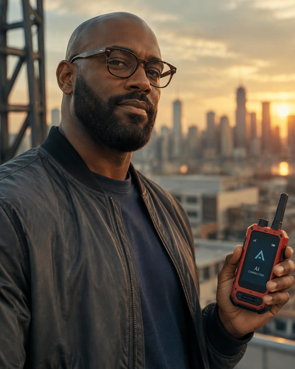 Diggs using the Polemarch Handheld