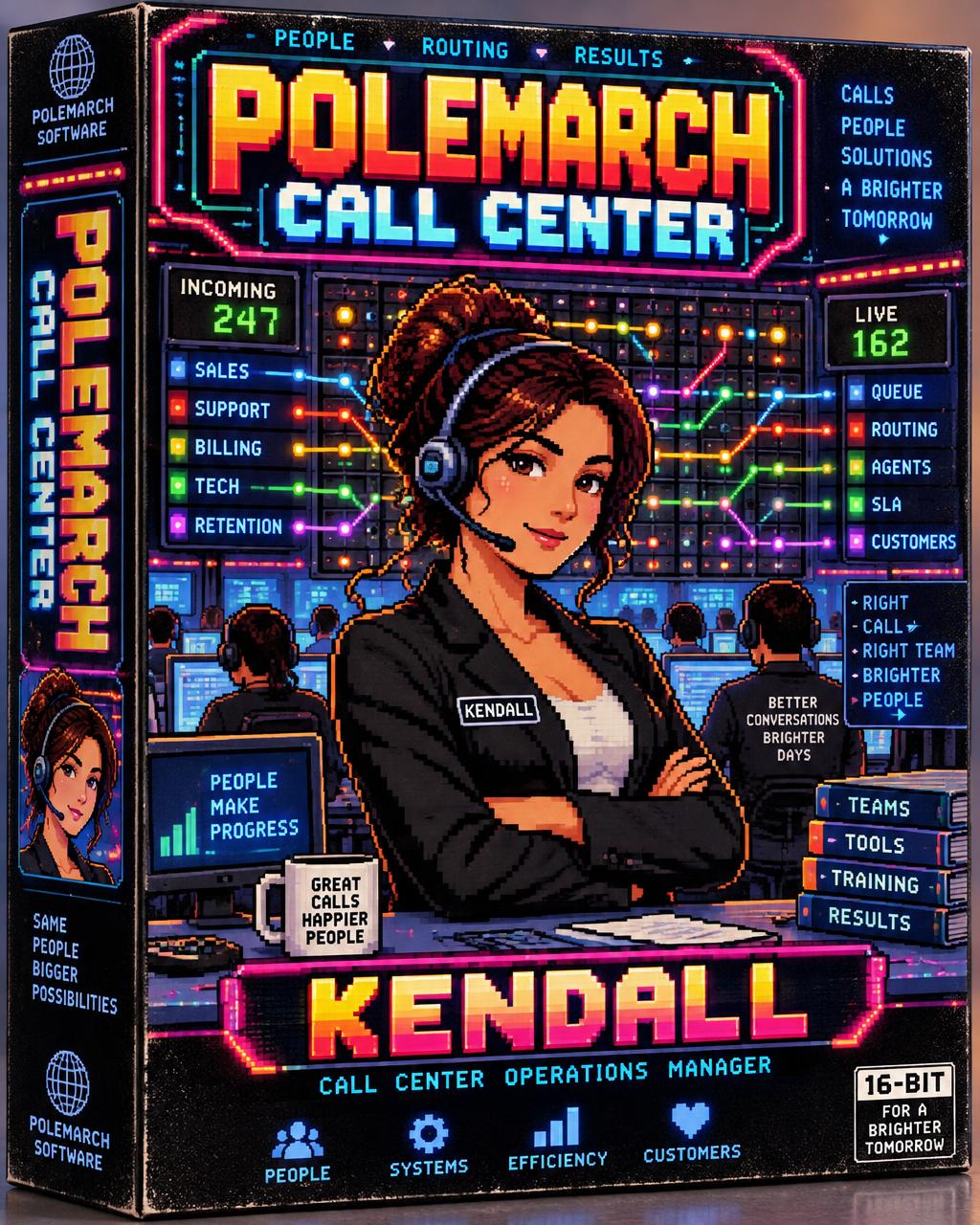Kendall Call Center Agent — Box set + disc box cover